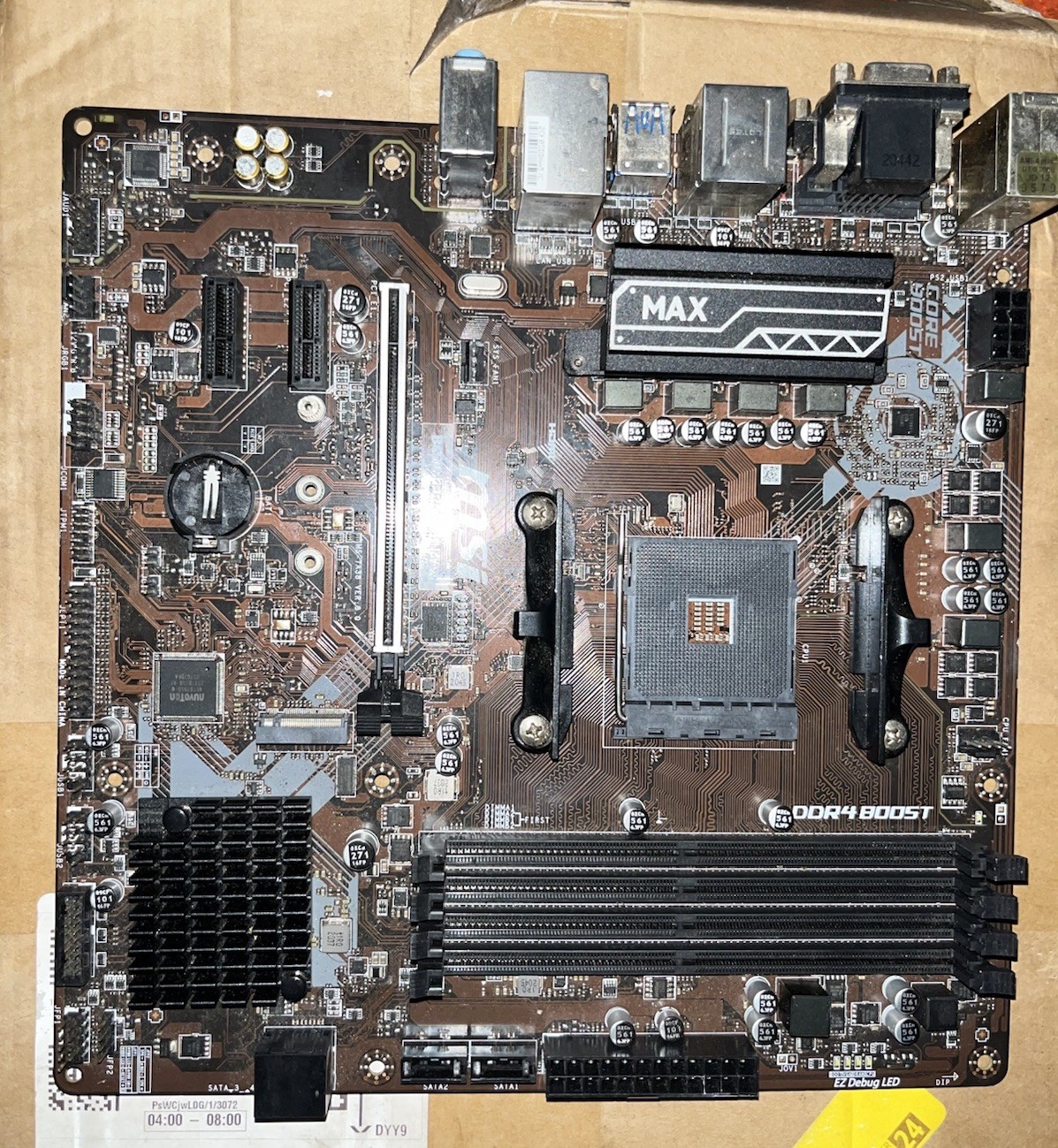 MSI B450M PRO-VDH MAX MicroATX AM4 DDR4 HDMI AMD Motherboard