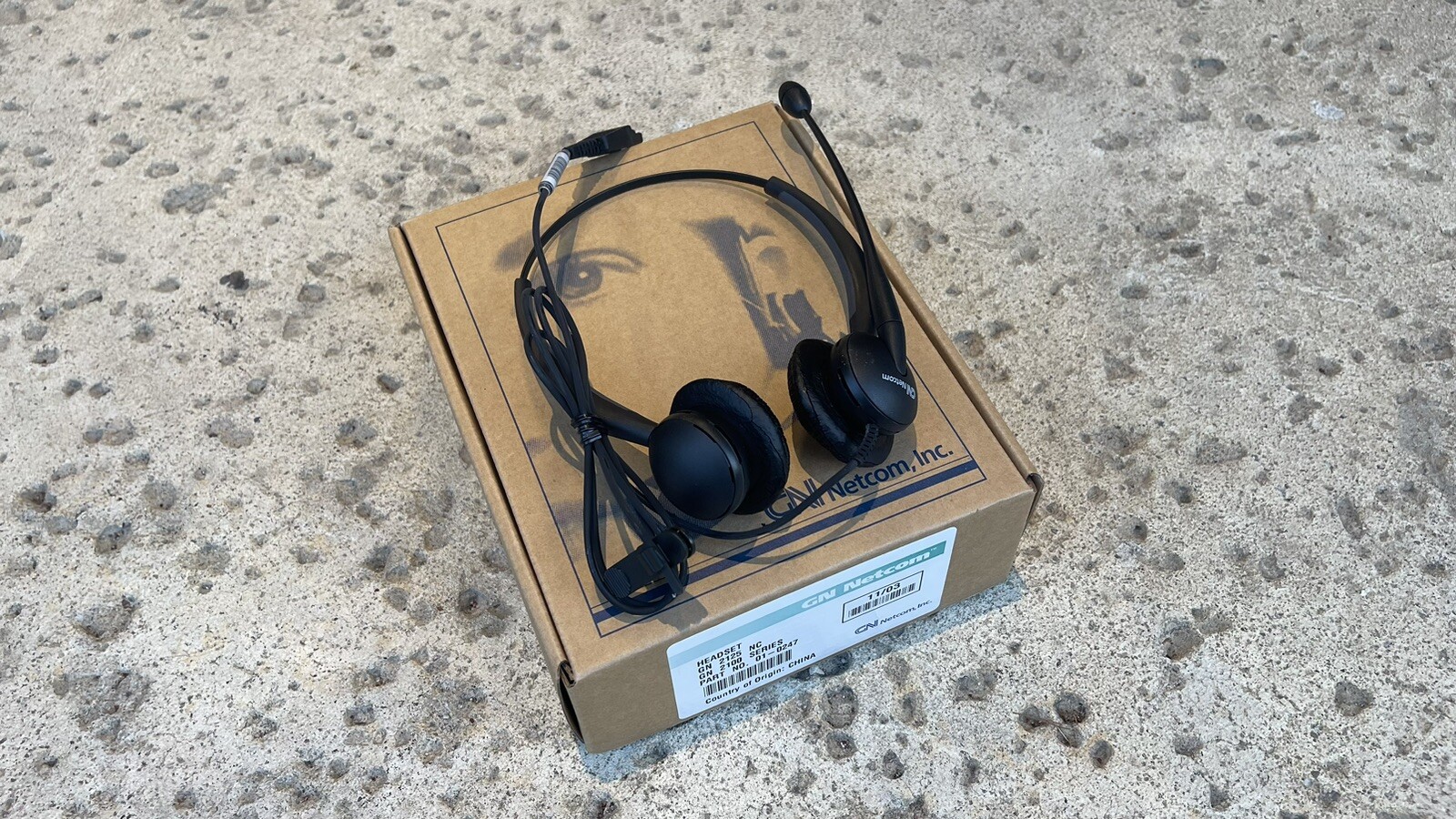 GN Netcom GN2100 Duo Flex Noise Canceling Headset GN2125-NC for Jabra BRAND NEW
