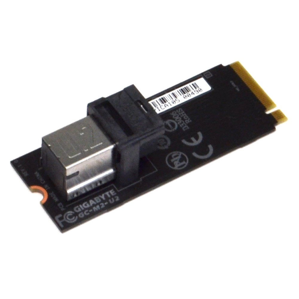 NEW Gigabyte GC-M2-U2 M.2 to U.2 Mini-SAS Add-in Card for Intel 750 Series NVMe