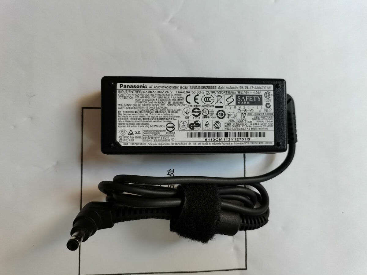 CF-AA6413C M1 For Panasonic Toughbook CF-MX4 64W 16V4.06A 100%Genuine AC Adapter
