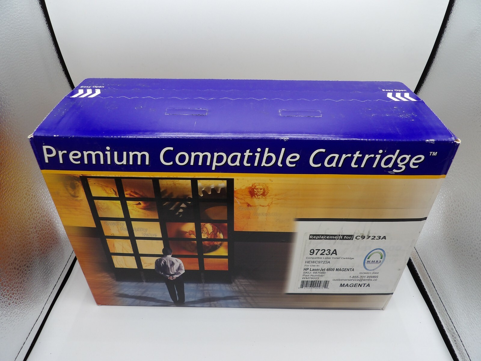 641A Premium Laser Cartridge for HP C9723A Color Laser Jet 4600 Printer Magenta
