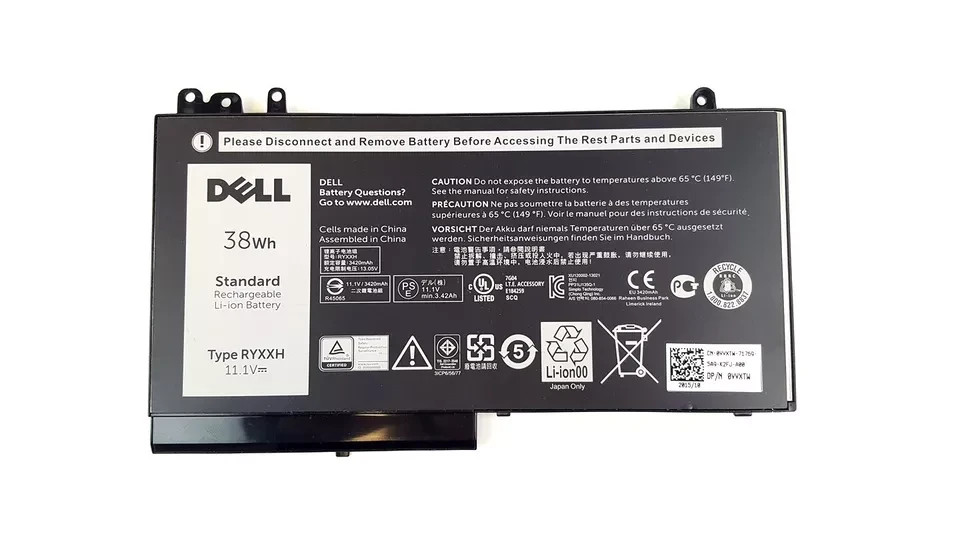 OEM Genuine RYXXH 9P4D2 Battery for Dell Latitude 11 3150 3160 Series 38Wh YD8XC