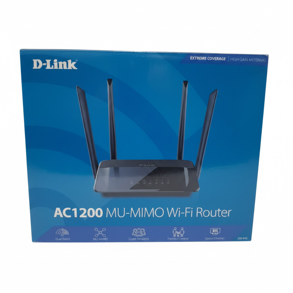 D-Link AC1200 MU-MIMO Wi-Fi Router DIR-842 Dual Band Gigabit New Sealed