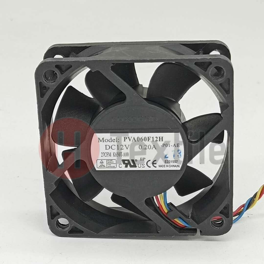 1pc Foxconn PVA060F12H fan 12V 0.20A PWM 6020 4wire