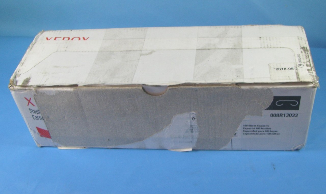 GENUINE XEROX BOX OF 3 STAPLE CARTRIDGES - 008R13033 -  - DAMAGED BOX
