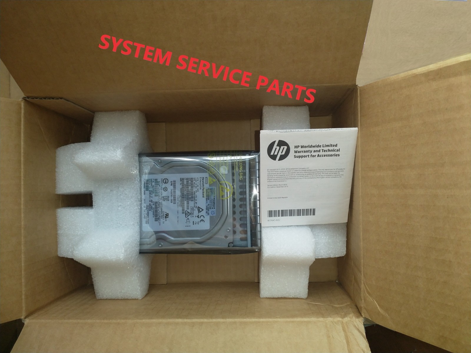 HPE 4TB 7200 3.5 SAS HARD DISK 3PAR StoreServ LFF 743183-001 710489-003 ( NEW )