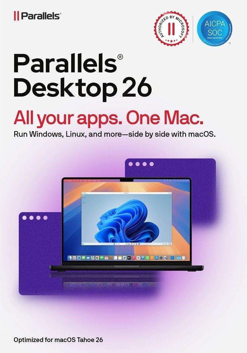 Parallels Desktop 26 Standard for Mac Lifetime License DE/ML Download NEW