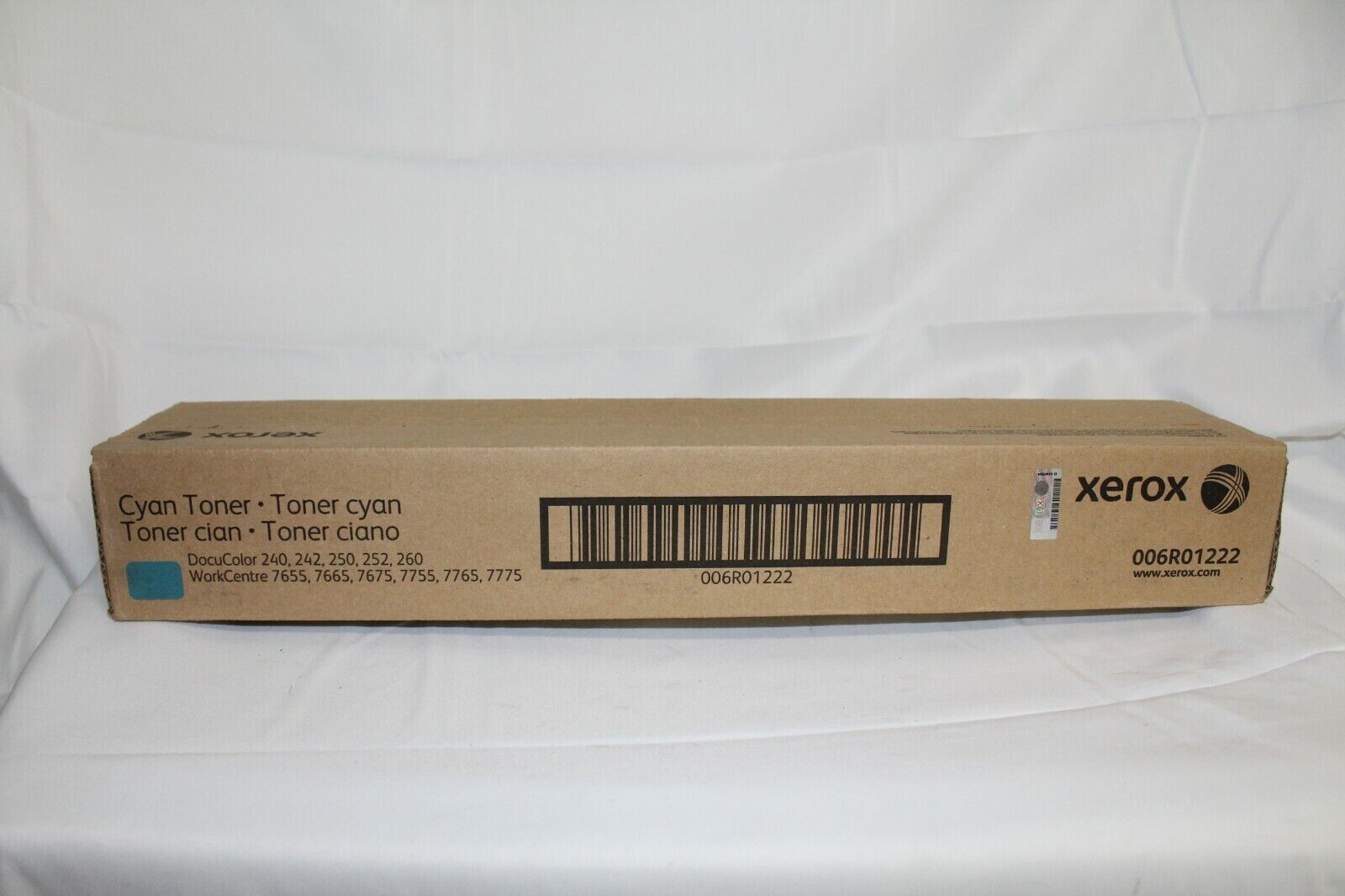 NEW GENUINE SELAED BOX OEM Xerox 006R01222 Cyan Toner Cartridge We Ship Fast