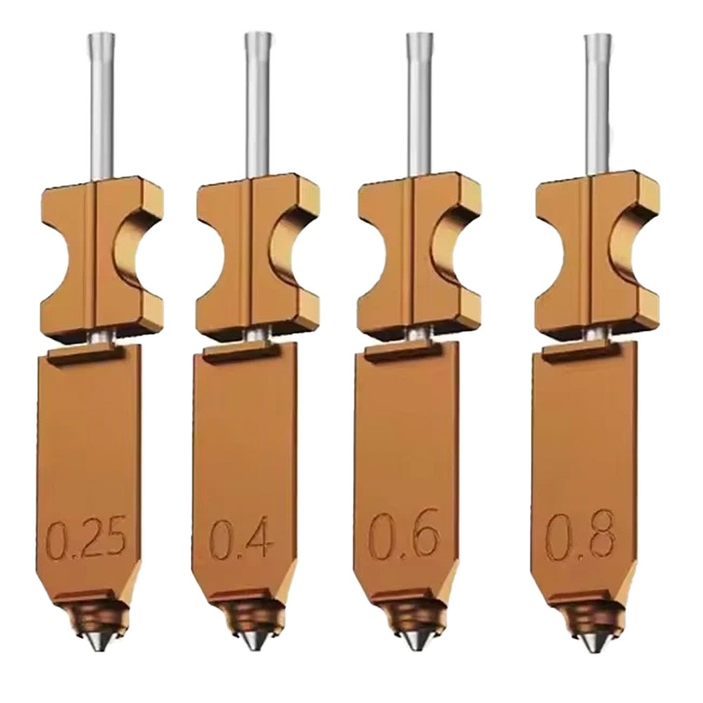 4/8/12/16Pcs 0.25-0.8mm Set For Flashforge AD5X Upgraded Harden Hotend Nozzle