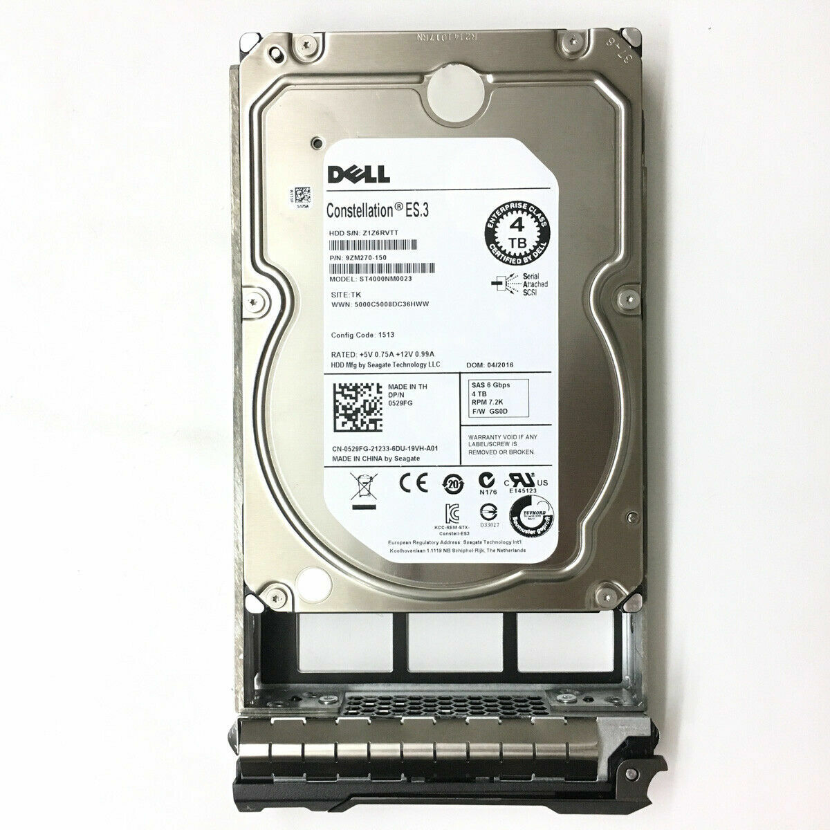 FOR Dell 89D42 089D42 1.2TB 10K 12Gb/s 2.5" SAS Hard Drive AL14SEB120N IN W Tray