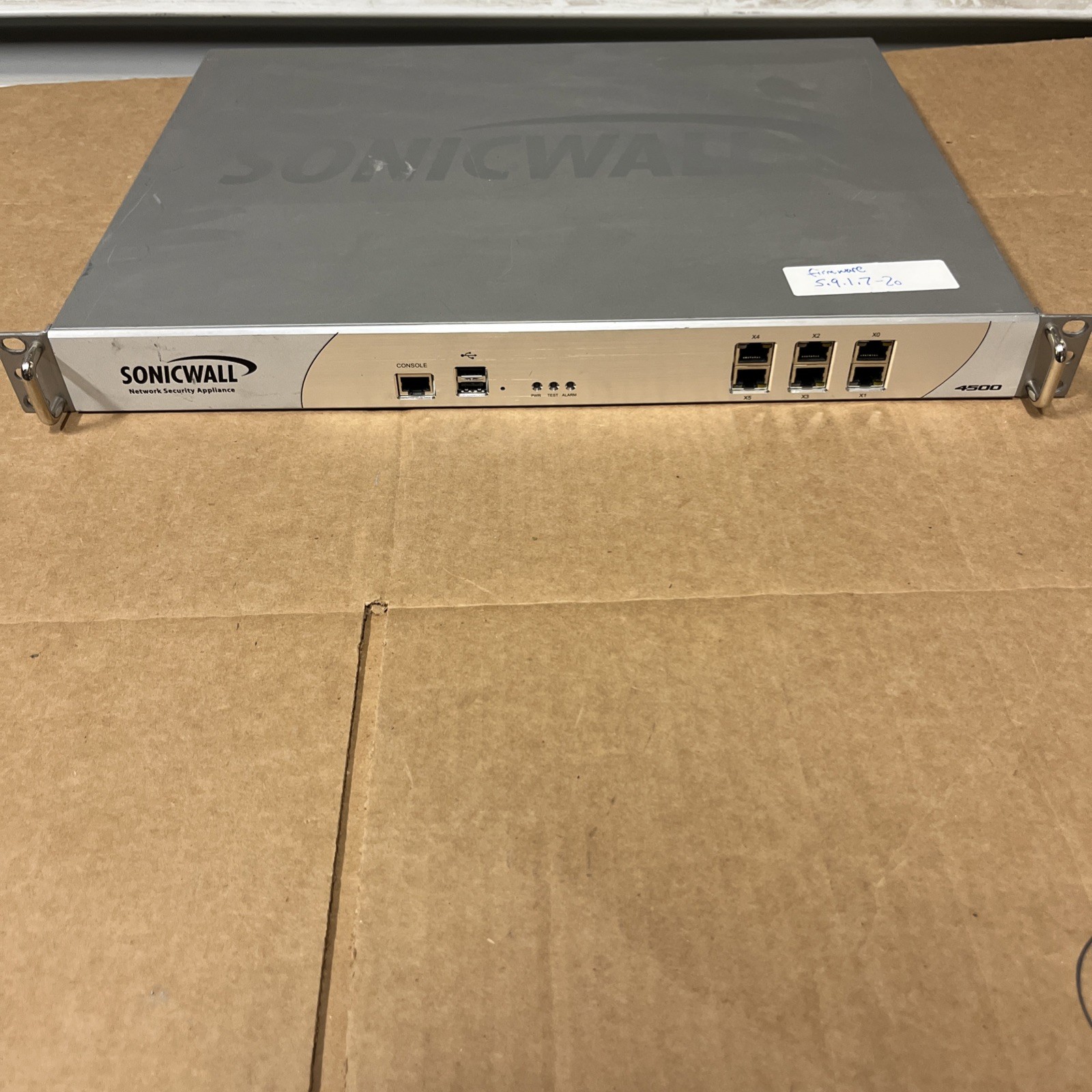 Sonicwall NSA 4500 Firewall Network Appliance 6-Ports Gigabit 1RK21-072 C-11200