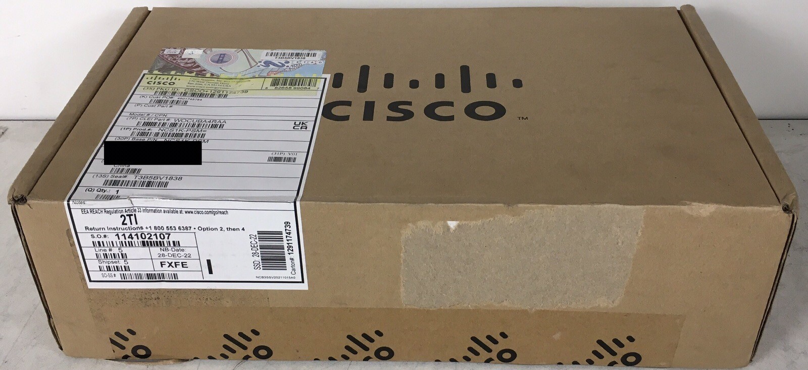 New/Open Box CISCO NCS1K-PSM Network Convergence System 1000 Protection Module