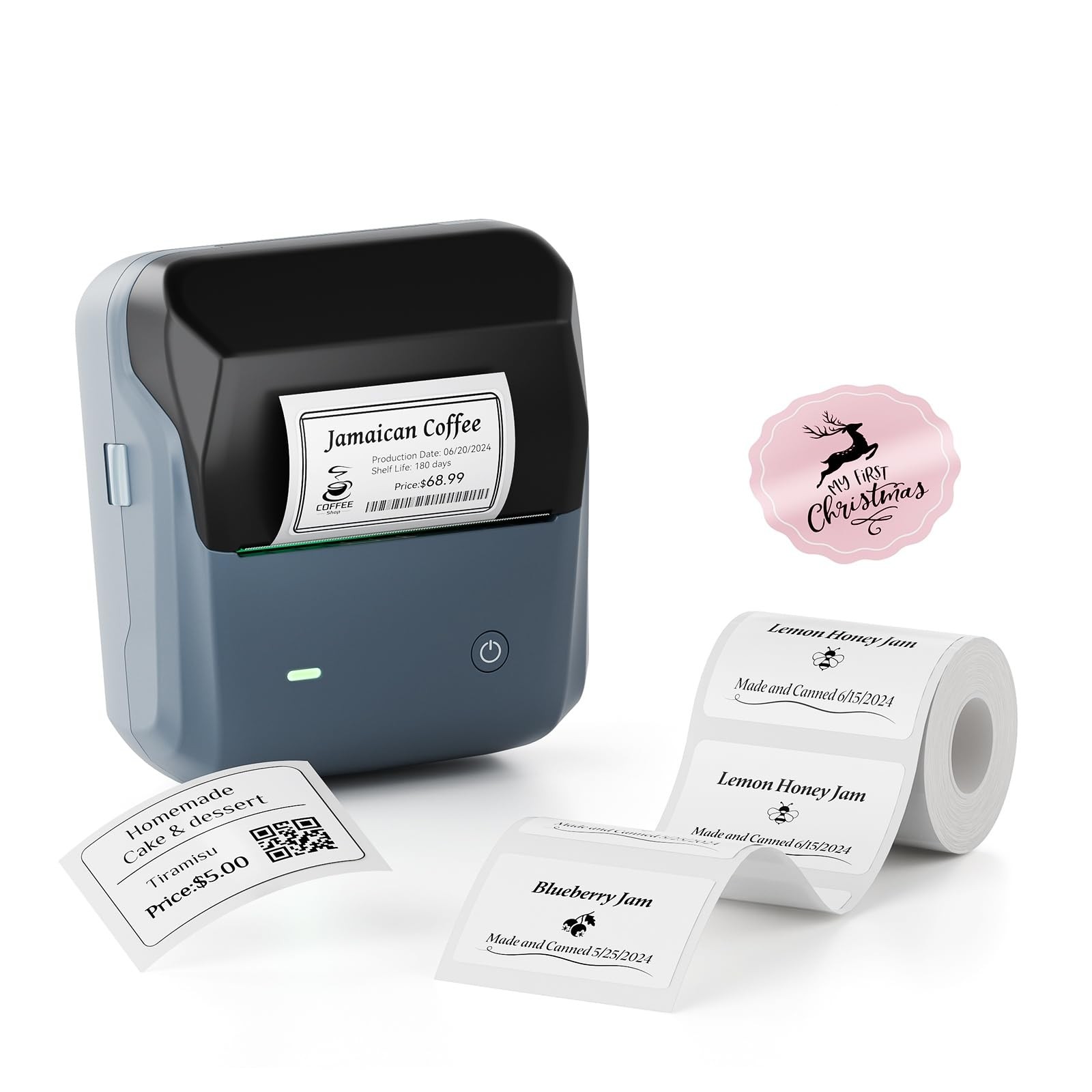 B31 Label Maker Machine with Tape, 3 Inch Portable Label Printer for Barcode,...