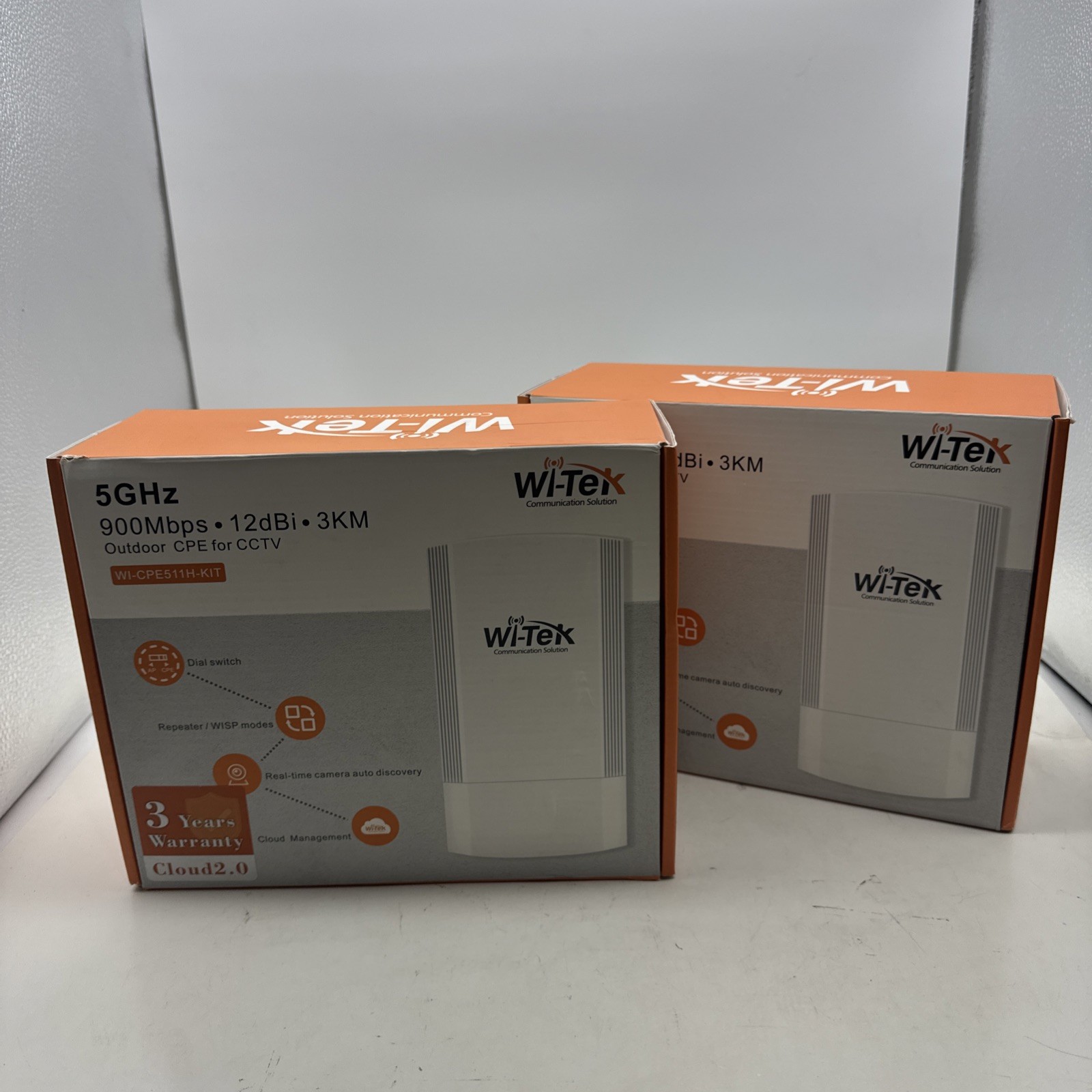 Wi-Tek WI-CPE511H-KIT Communication Solution Lot Of 2 (36)