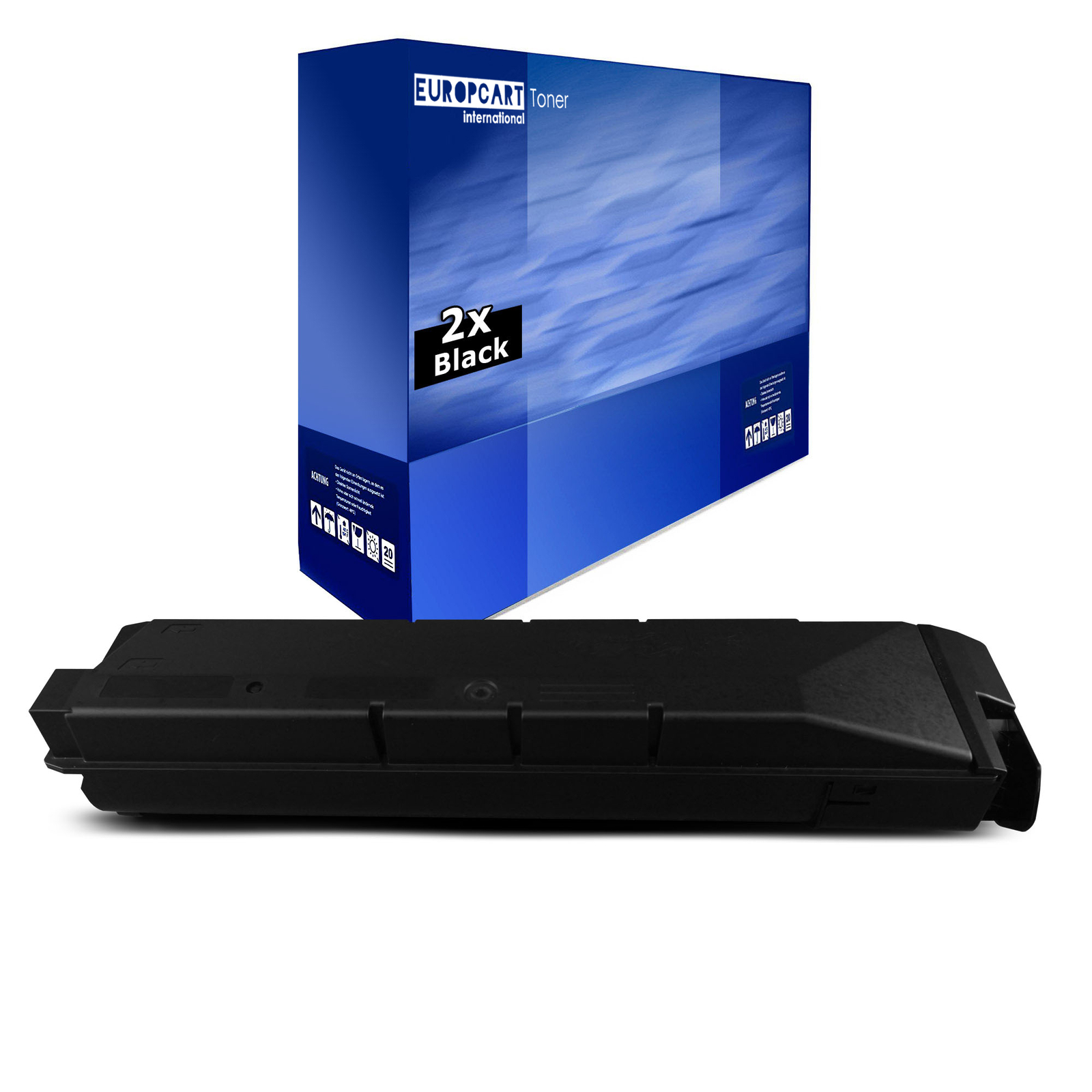 2x Europcart Toner BLACK for Kyocera TASKalfa 3551-ci 3051-ci 3050-ci