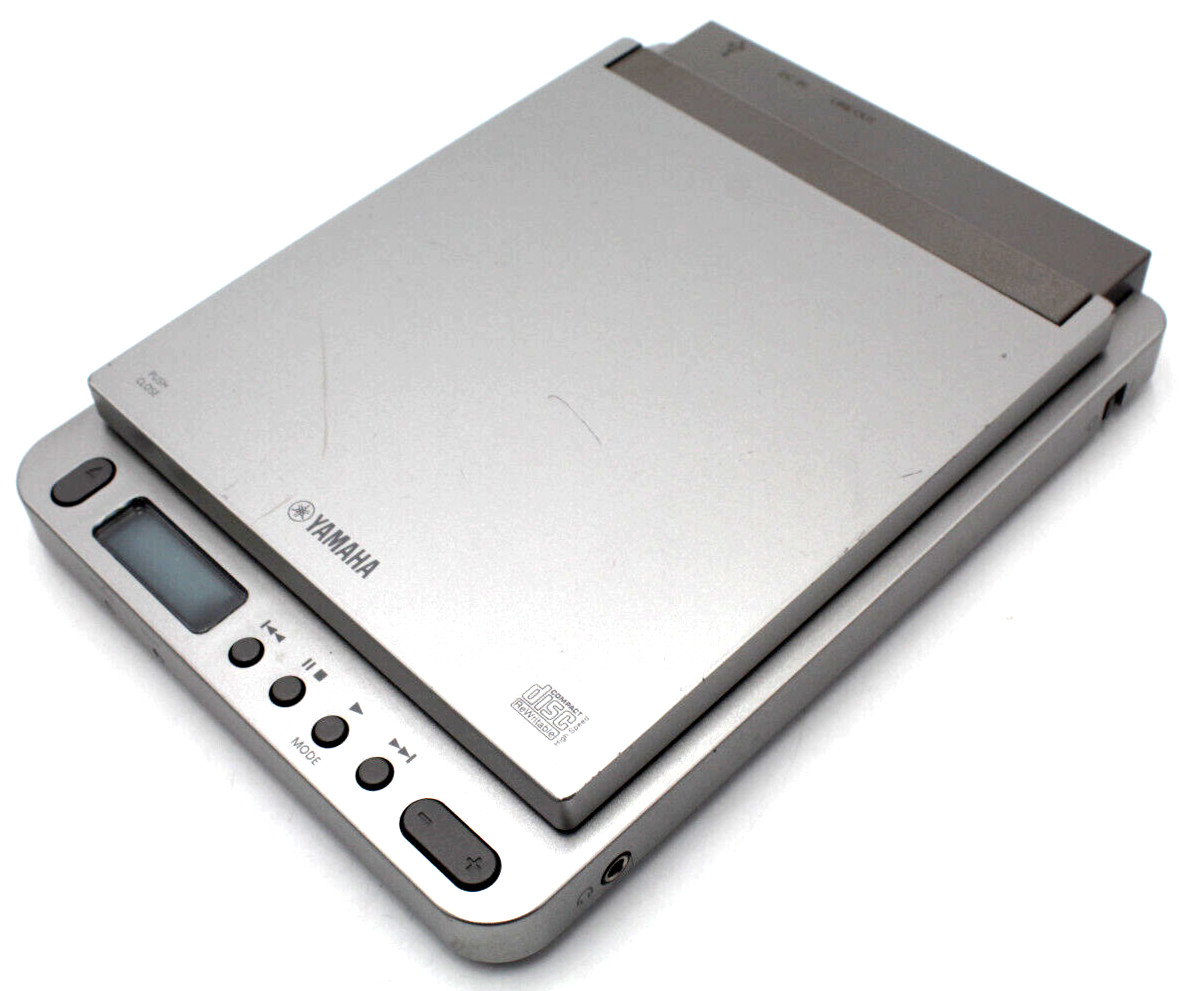 Used, Working Yamaha CRW-70 CD-RW 24x Drive External CD Player w/ Power Adapter