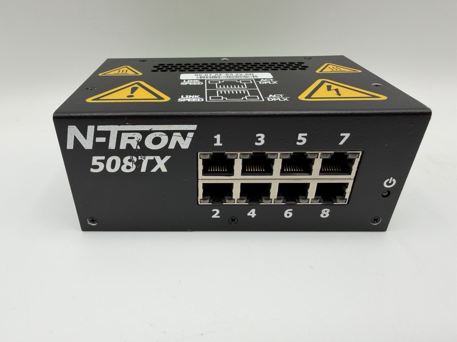 N-Tron 508TX-A Monitored Industrial Ethernet Switch 8-Port Advanced Red Lion