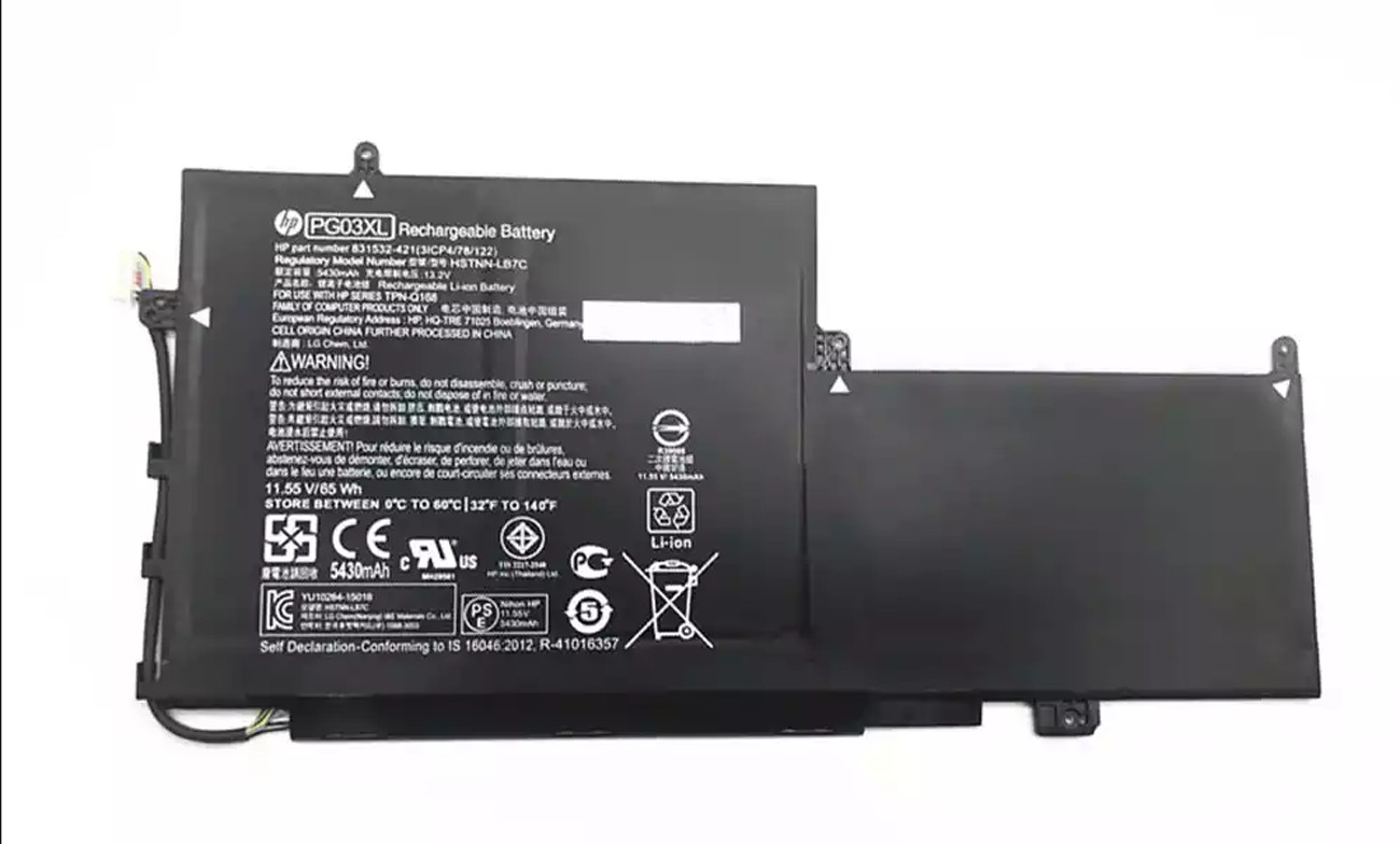 Genuine 65Wh Battery PG03XL For HP Spectre x360 15-AP000 HSTNN-LB7C Series New