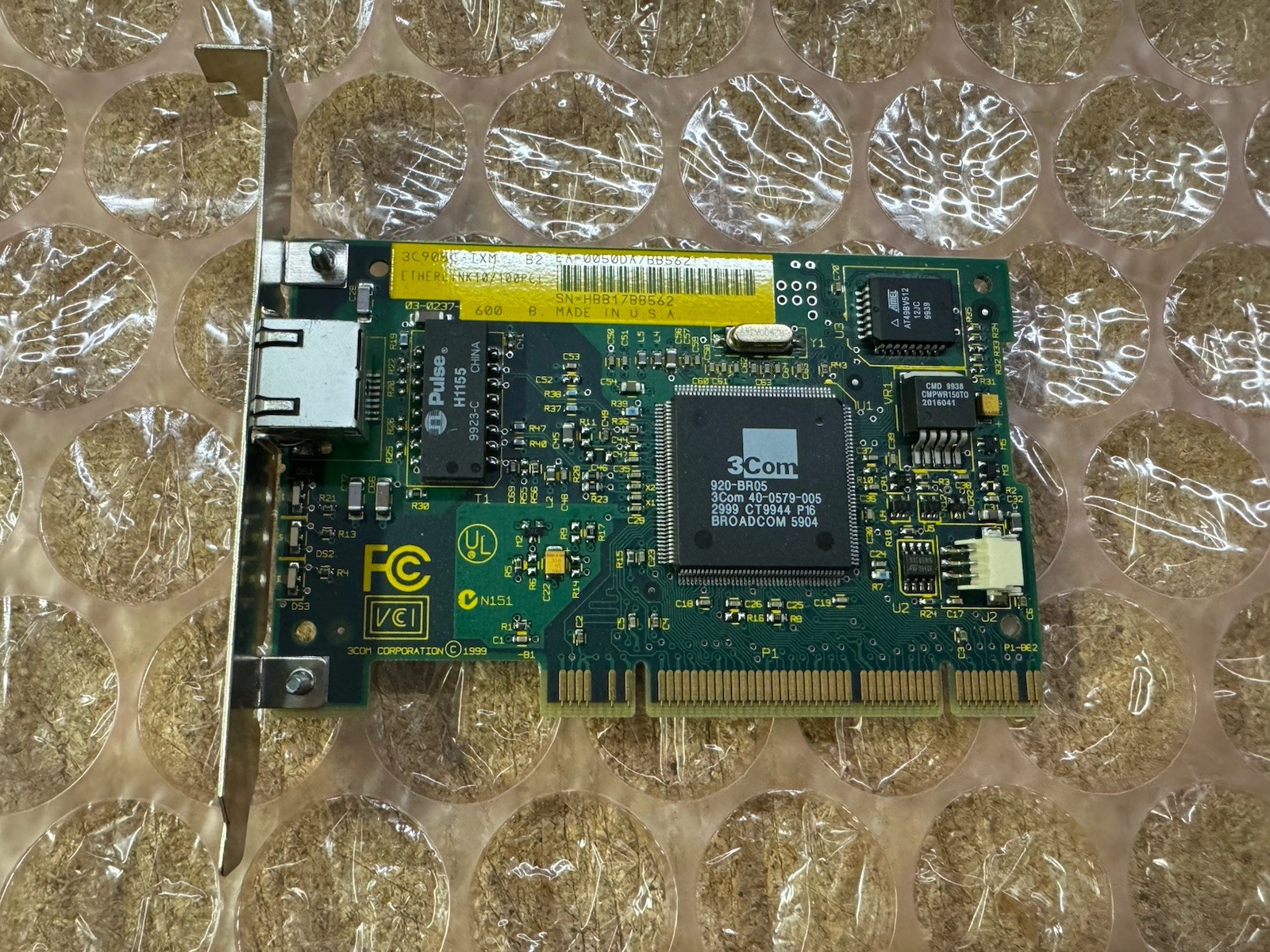 3Com EtherLink XL 3C905C-TXM PCI Fast Ethernet Network Card