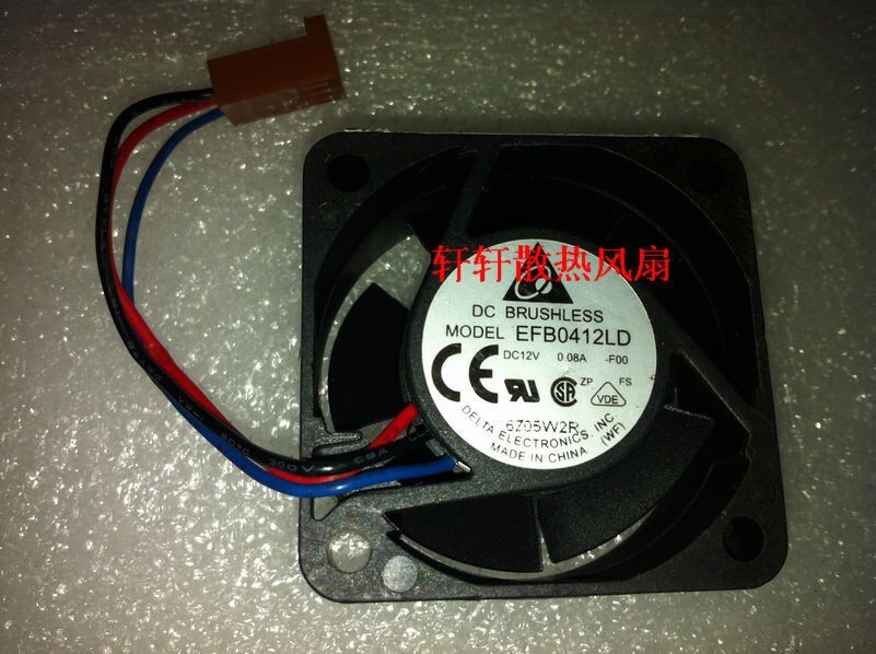 Delta 12V 0.08A EFB0412LD4020 4CM Switch Fan