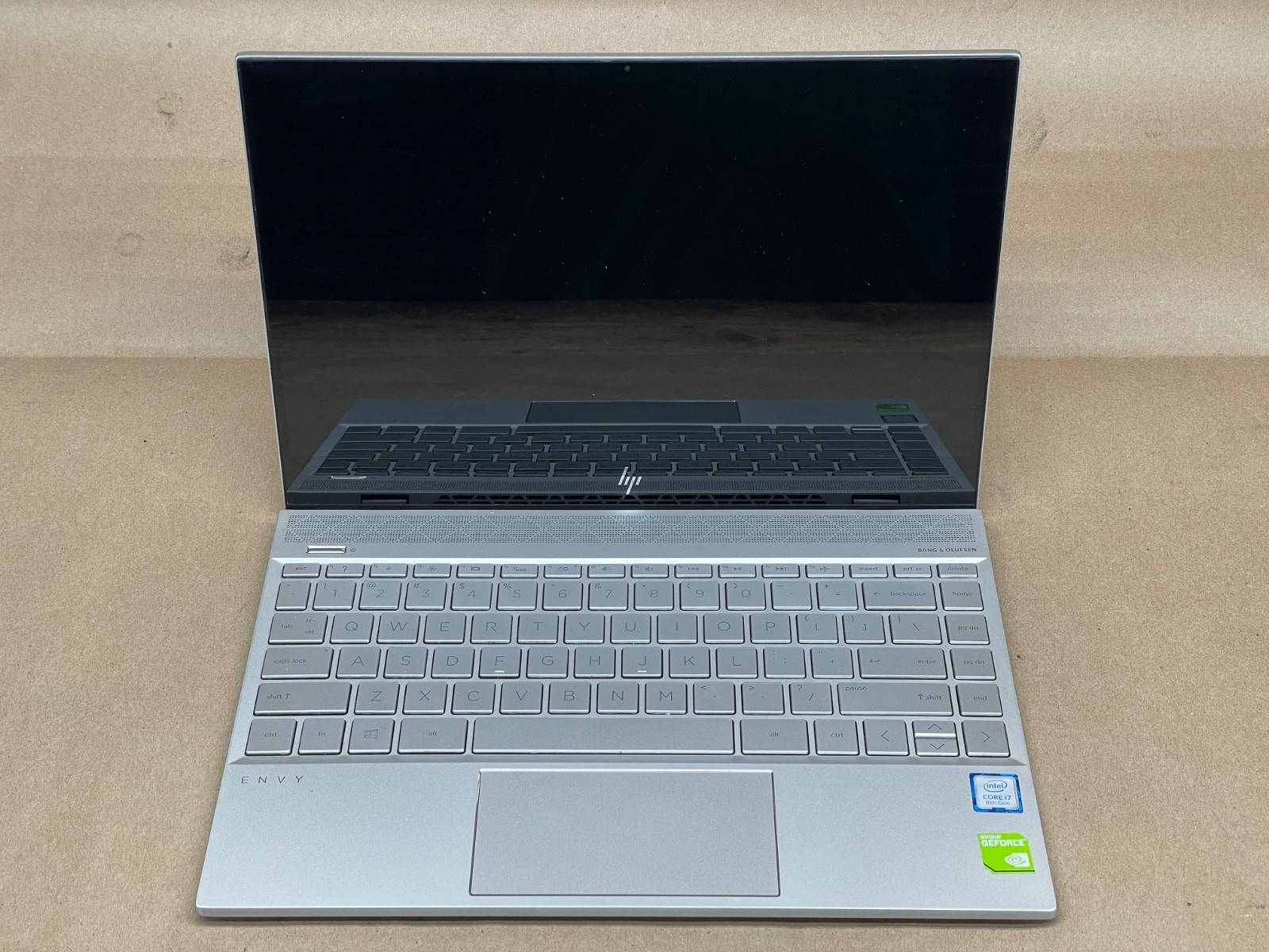 HP Envy 13-ah000 13.3 i7-8550U@1.80GHz 16GB RAM MX150 256GB SSD Win11 No Battery