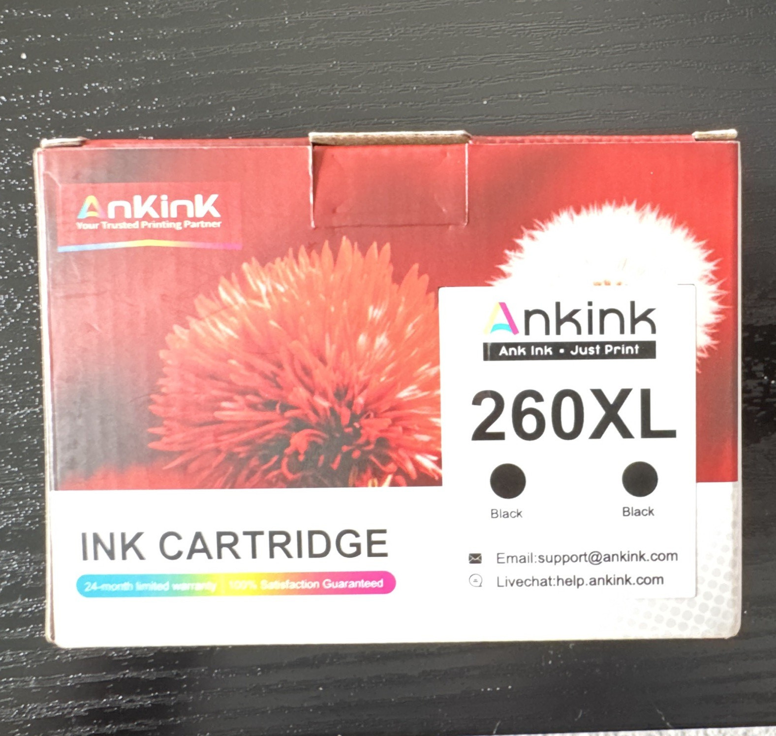 Ankink 260XL Black Compatible Ink Cartridge for HP 260XL Inkjet