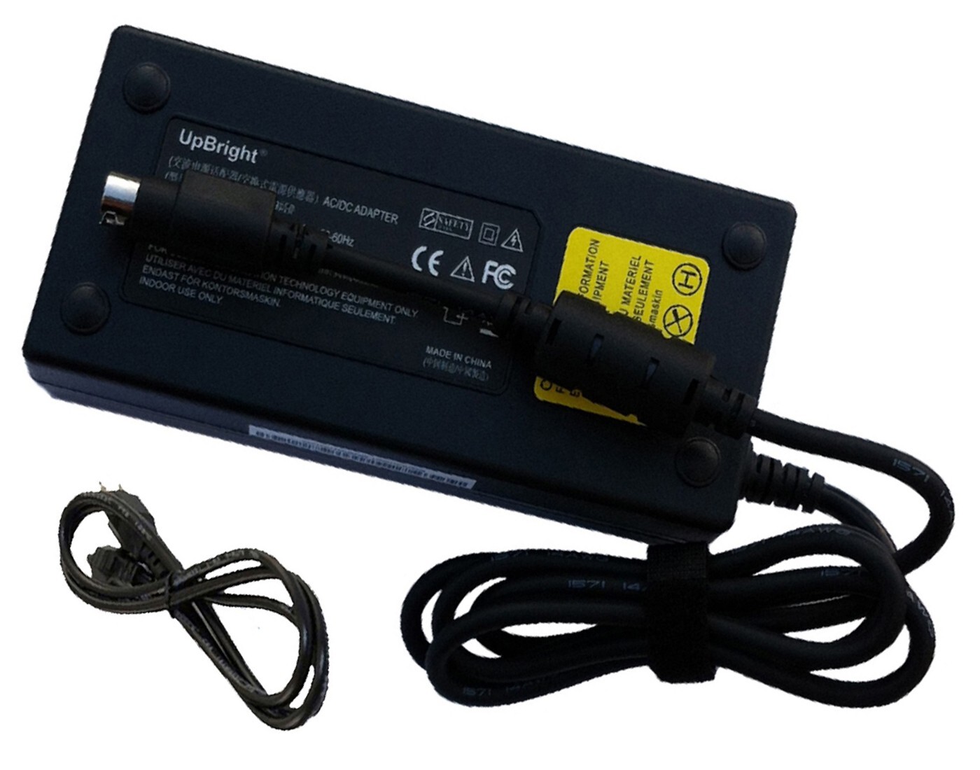 4-Pin 19V AC/DC Adapter For EDAC Model EM11011M EDACPOWER ELEC 6.31A 120W 19VDC