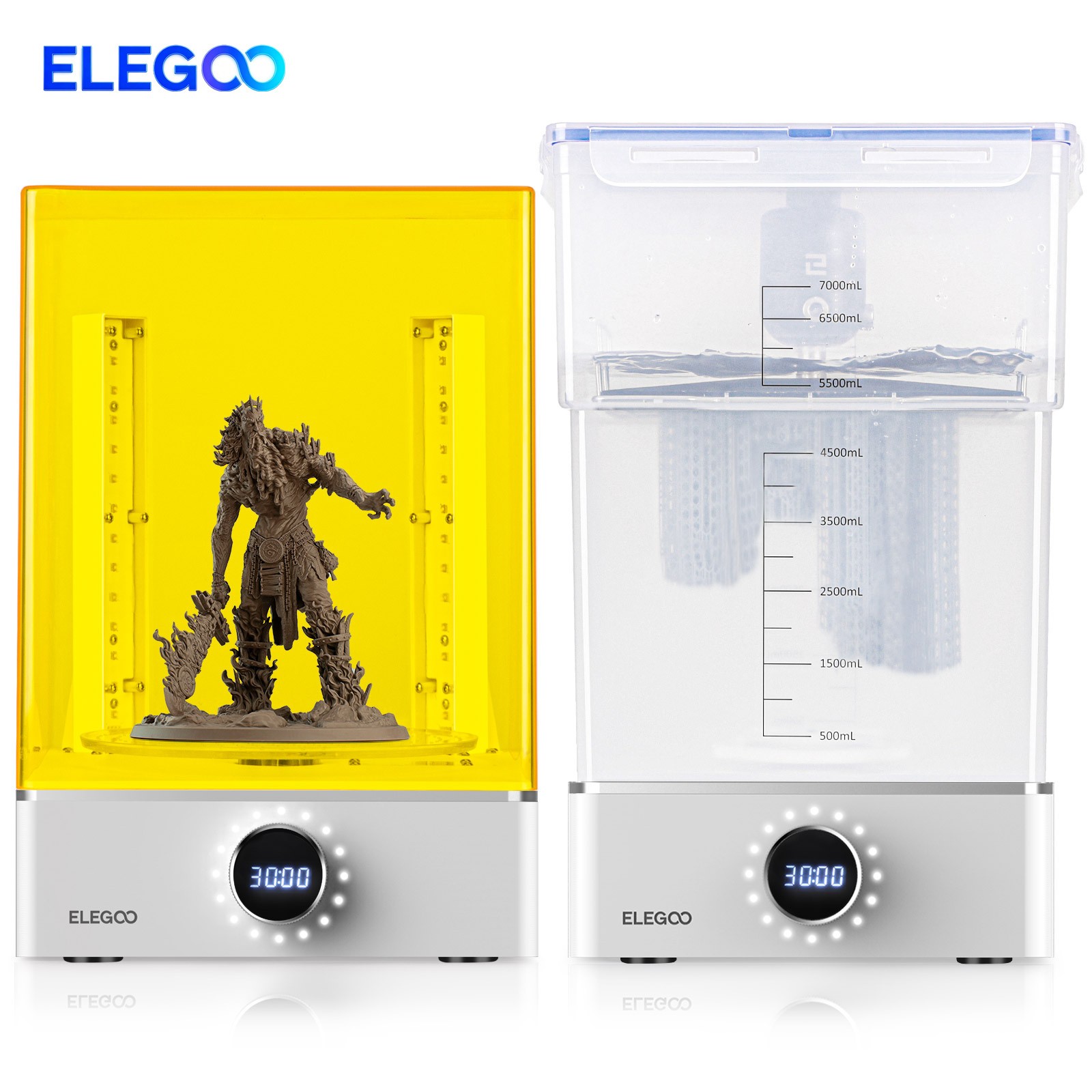 ELEGOO Mercury X Bundle Cure and Wash Large UV Curing Machine