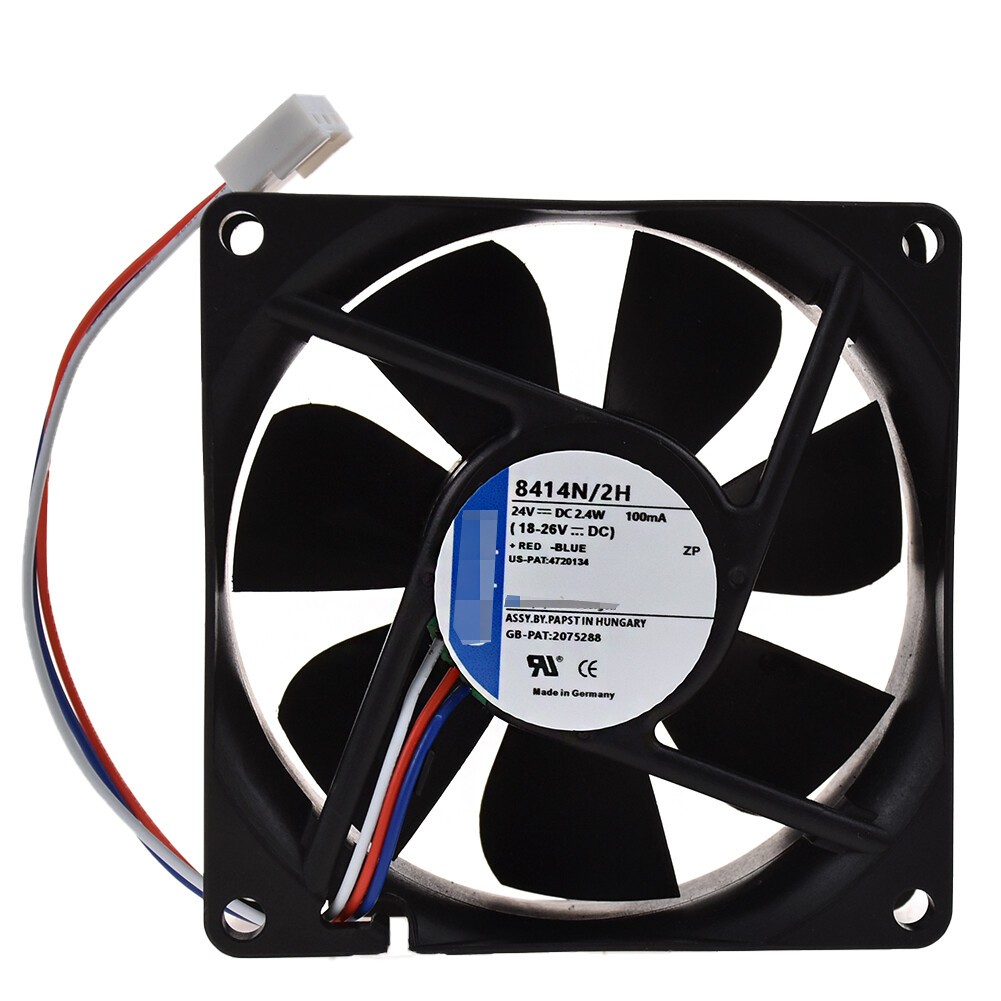 for  8414 N/2H 80*80*25mm 24V 0.1A 2.4W Cooling Fan 3pin