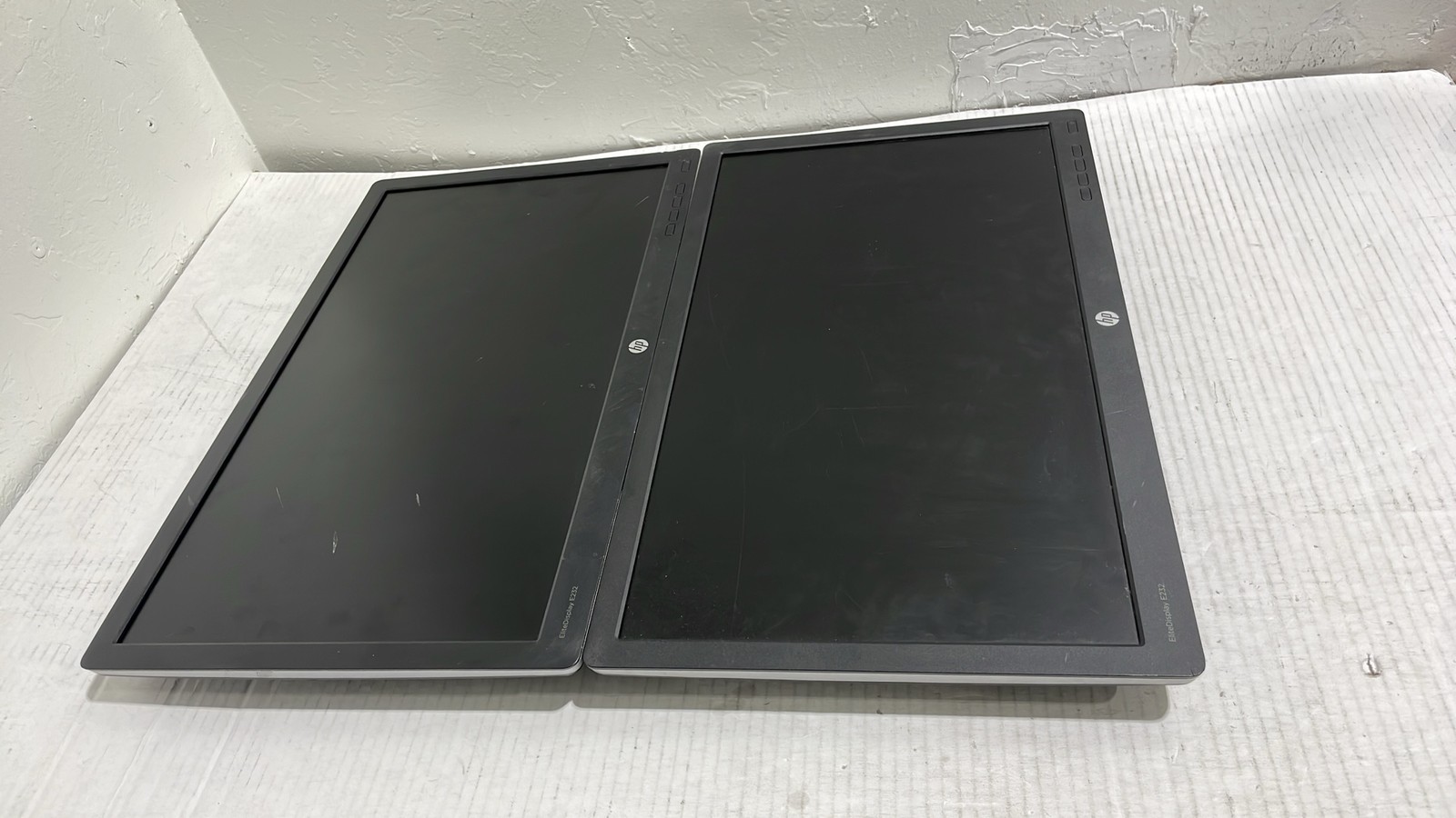 HP EliteDisplay E232 2015 HSTND 9021 W 23" FHD IPS LED Computer Monitor Lot of 2