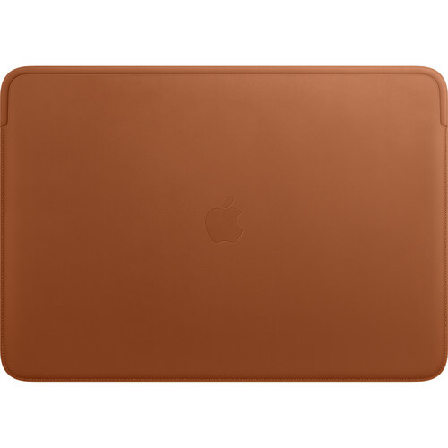 NEW Authentic Apple for MacBook Pro 16" Leather Sleeve Saddle Brown MWV92ZM/A