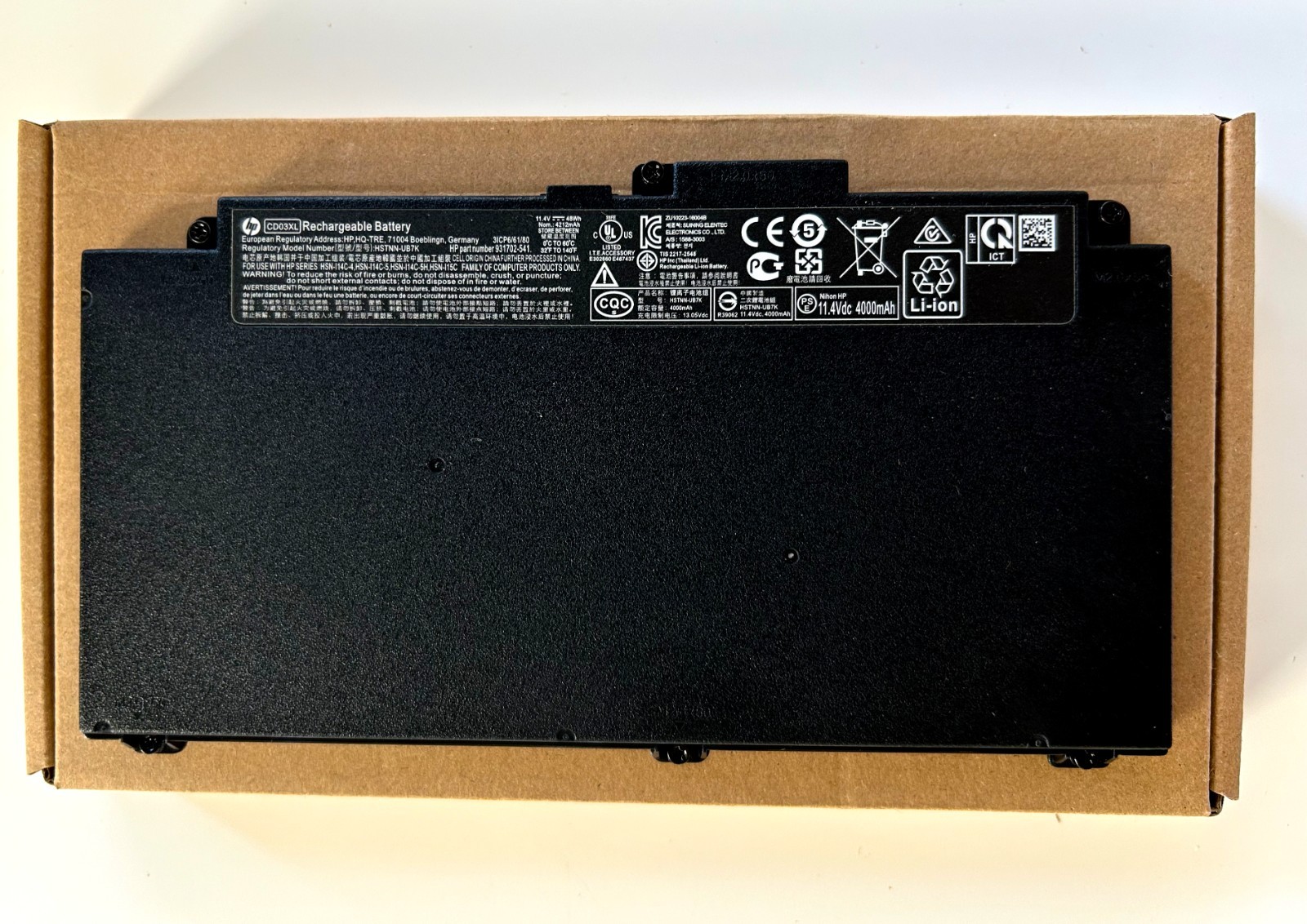 Genuine OEM CD03XL 48Wh Battery for HP ProBook 640 645 650 G4 3UP62EA HSTNN-LB8F