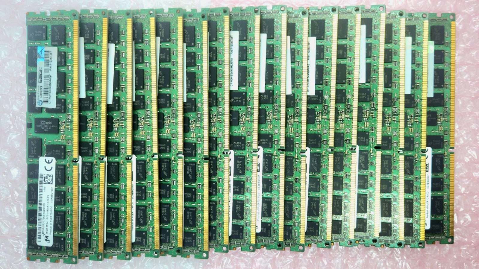 256GB kit (16x 16GB) 2Rx4 PC3-14900R HPE Micron 712383-081 715274-001