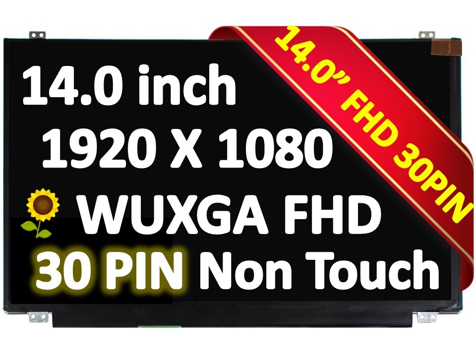 New Gateway GWTN141-1BK 14" FHD 1080P LCD LED Screen Non-Touch Display