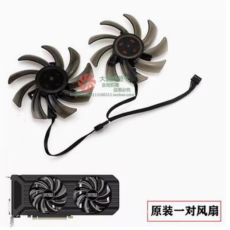 For Palit GTX1060 1070 P106-100 Graphics Card Fan GA91S2U/FDC10H12S9-C Parts