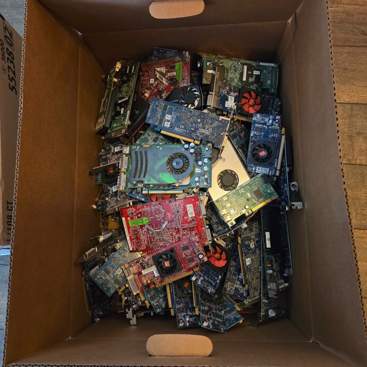 25 LB Bulk Lot ATI AMD Radeon Graphics Cards HD 6450 OEM PCIe Untested Parts