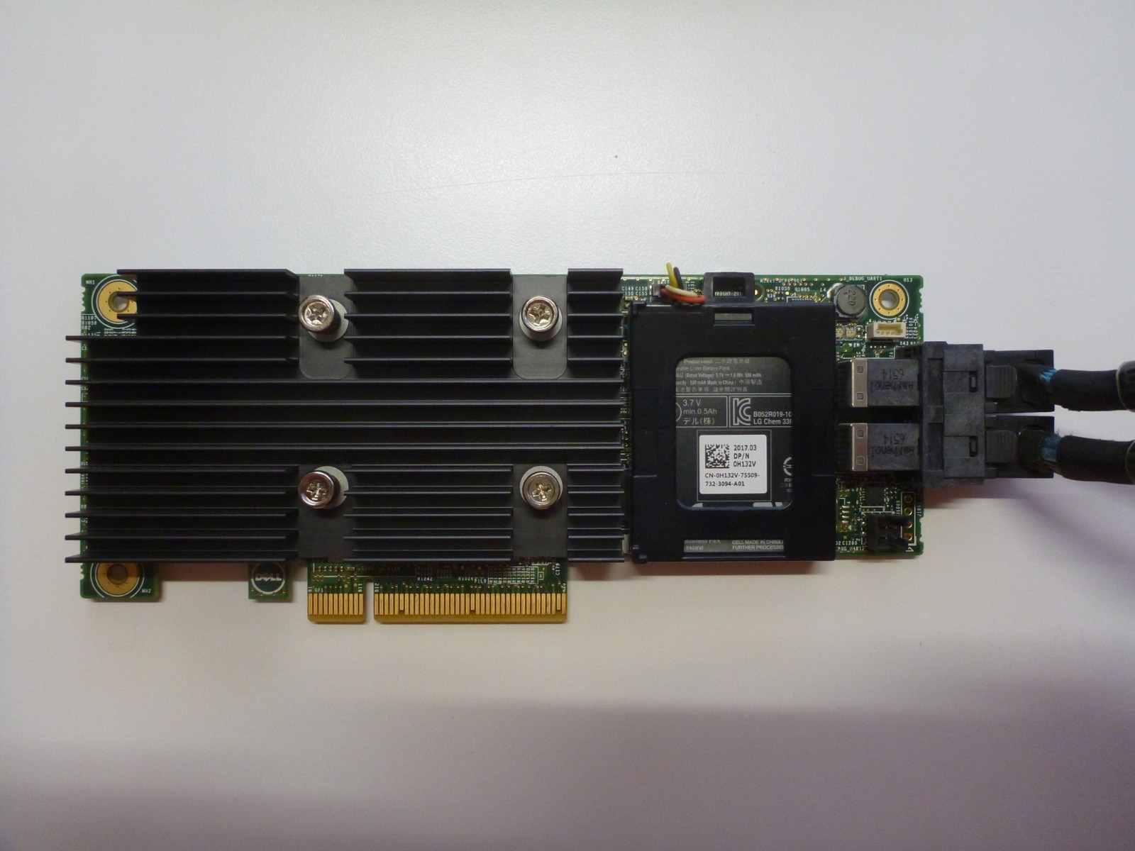 Dell X4TTX PERC H730p 2GB NV Cache 12Gb/s PCIe Raid Controller Card No Bracket