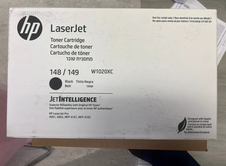 HP W1020XC Black Toner Cartridge High Yield HP LaserJet Genuine OEM - NEW