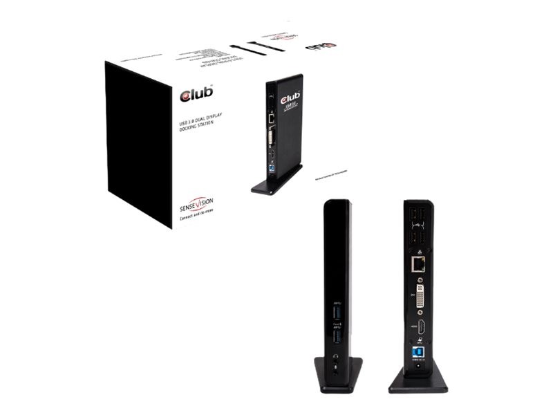 Club 3D USB 3.0 Dual Display Docking Station CSV-3242HD