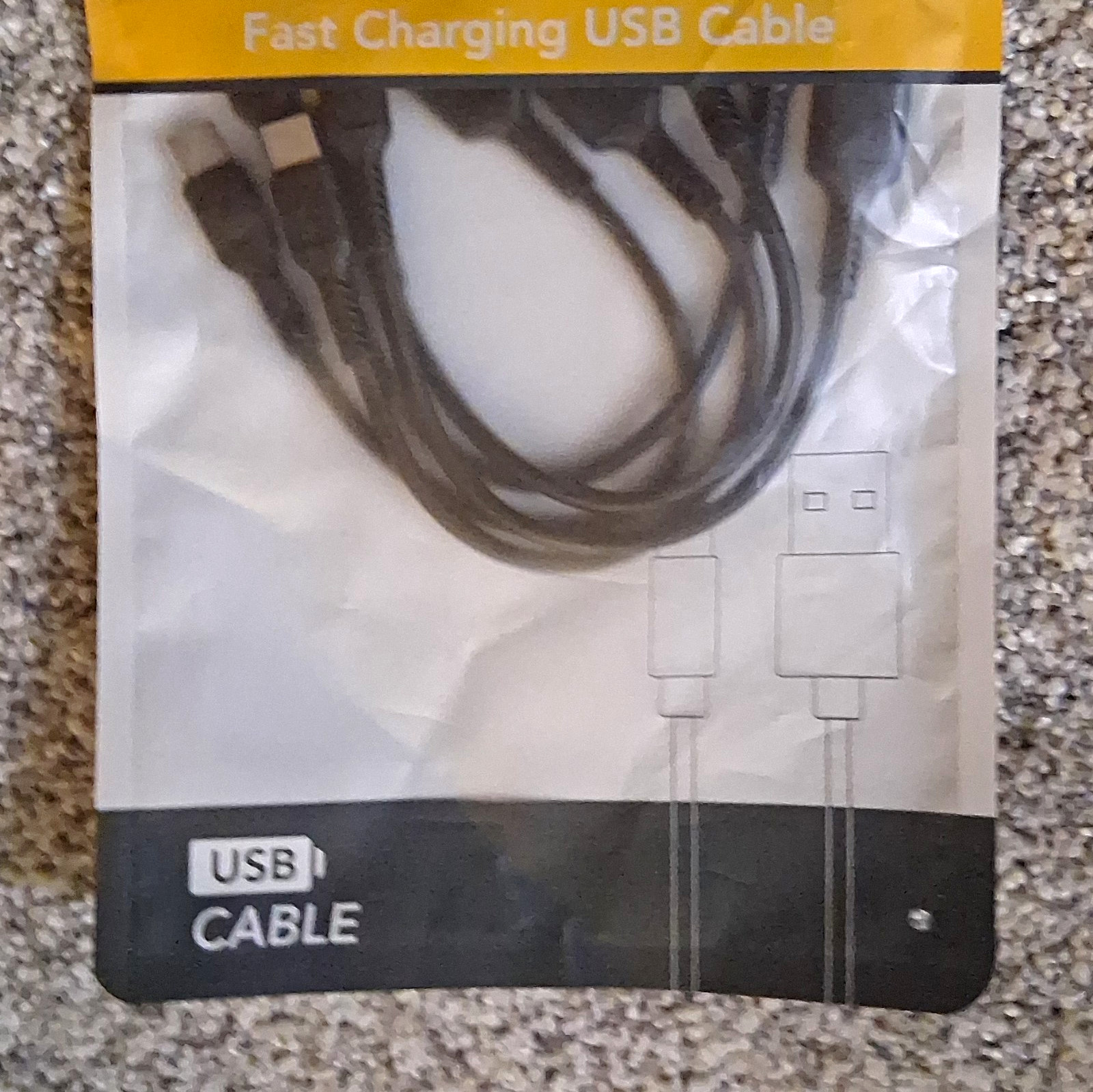 Umefly USB-C to USB-A Fast Charging Cable 6ft 5-Pack Black X0020QGGZ7
