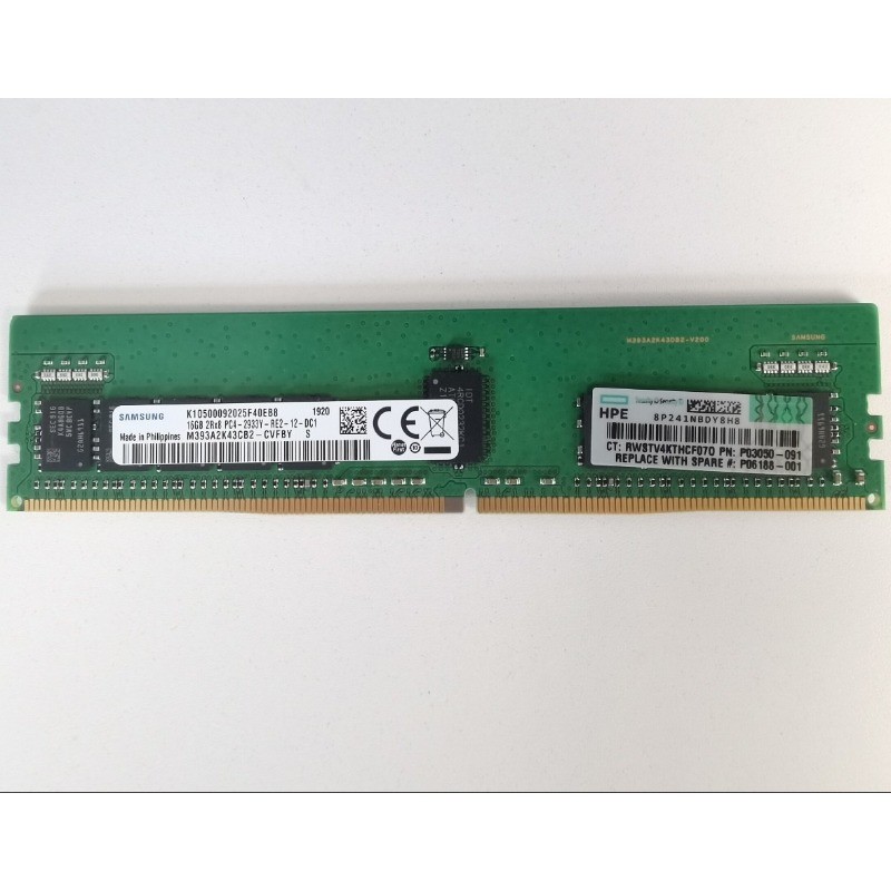 P00922-B21 P03050-091 HPE 16GB 2RX8 DDR4 PC4-2933Y G10 Server ECC RAM Memory New