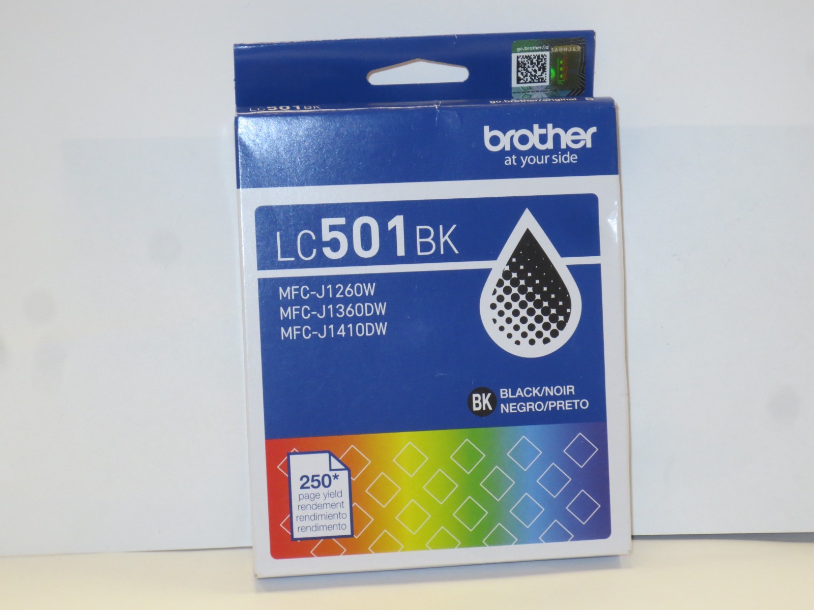 Genuine Brother LC 501 Black Ink Cartridge - Sealed & NEW