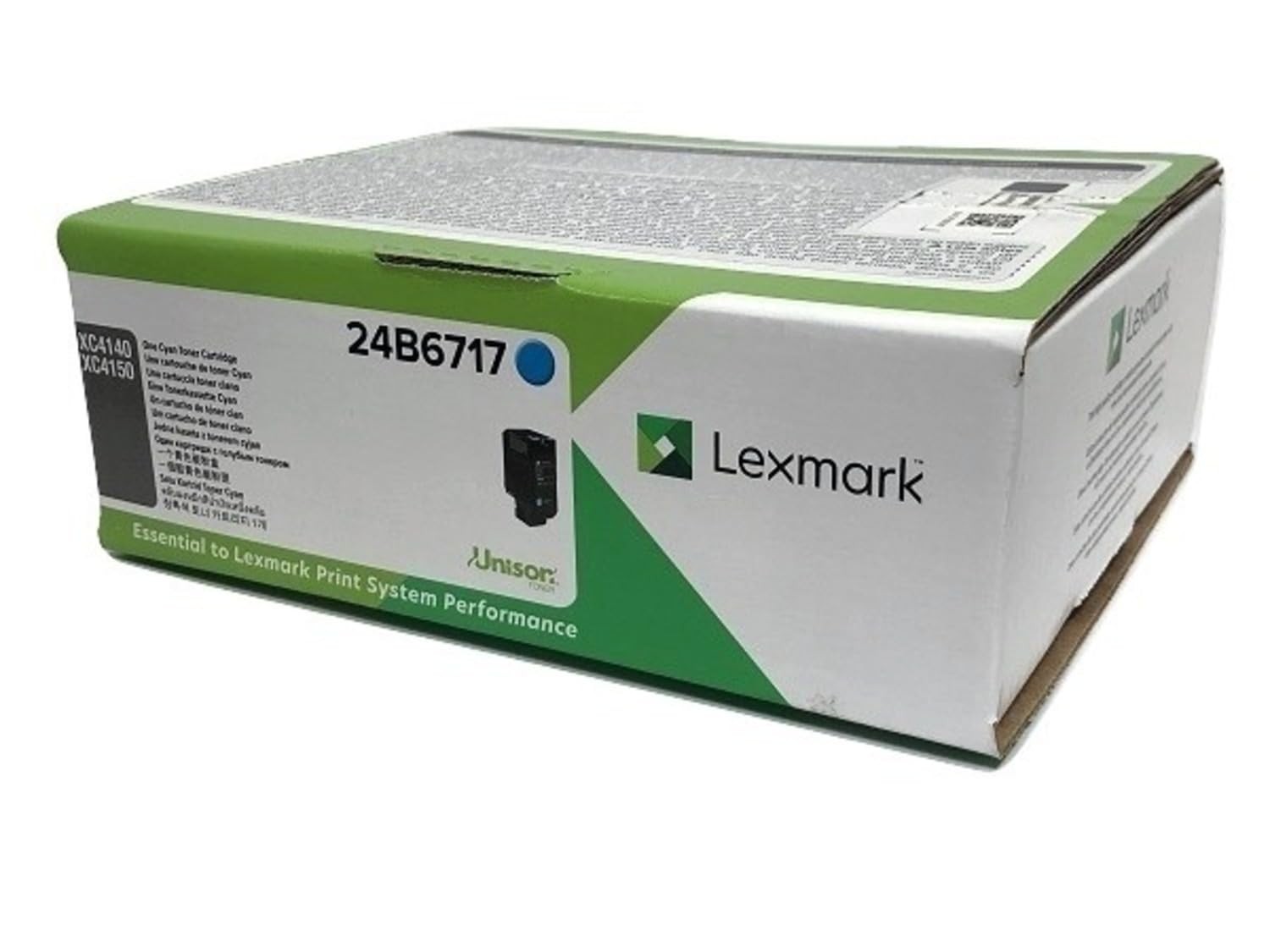 Original Lexmark 24B6717 Cyan Toner. New Sealed Box, We Ship Fast