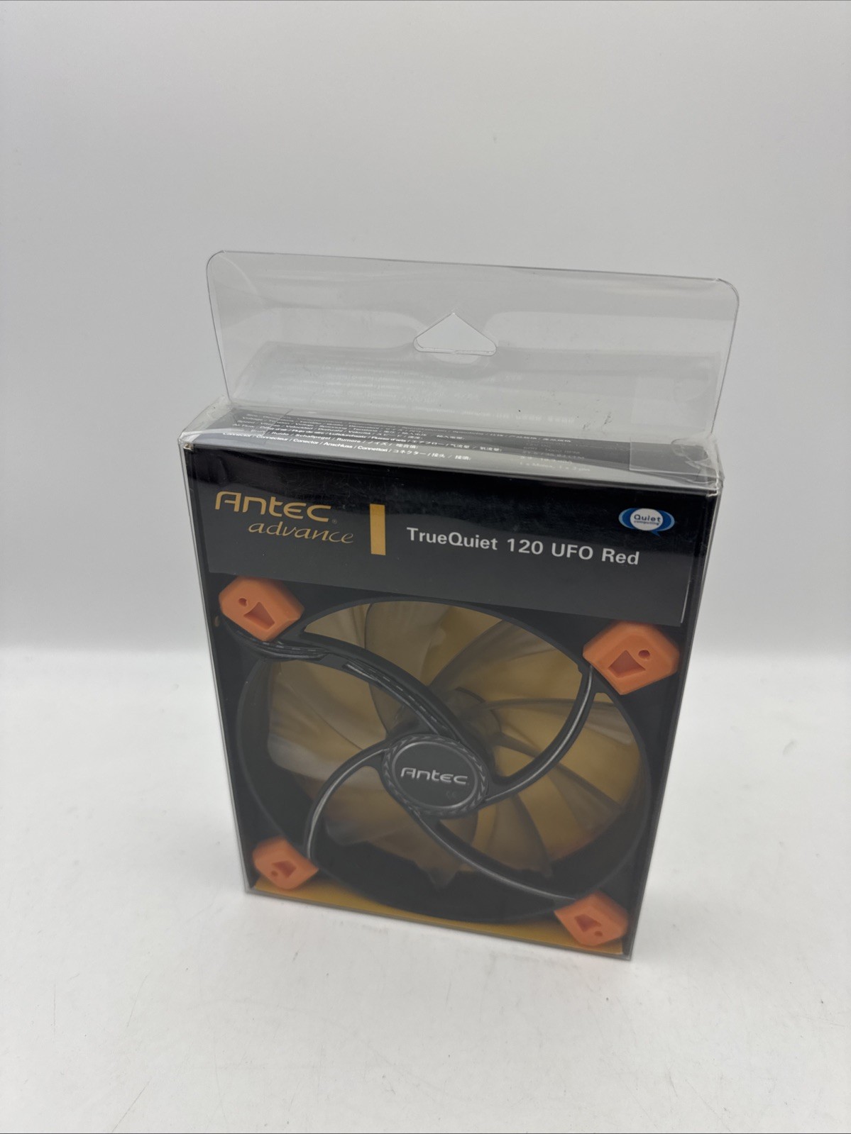 Antec TrueQuiet 120 UFO Red 120mm LED Case Fan New Sealed