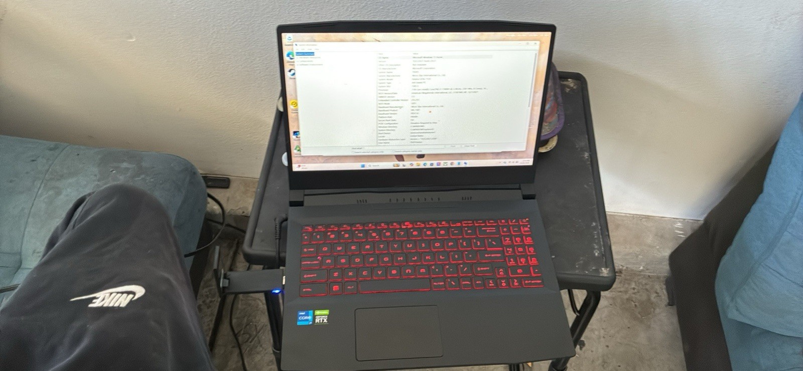 MSI Katana GF66 11UE 15.6" Gaming Laptop i7 11th Gen 16GB Win 11