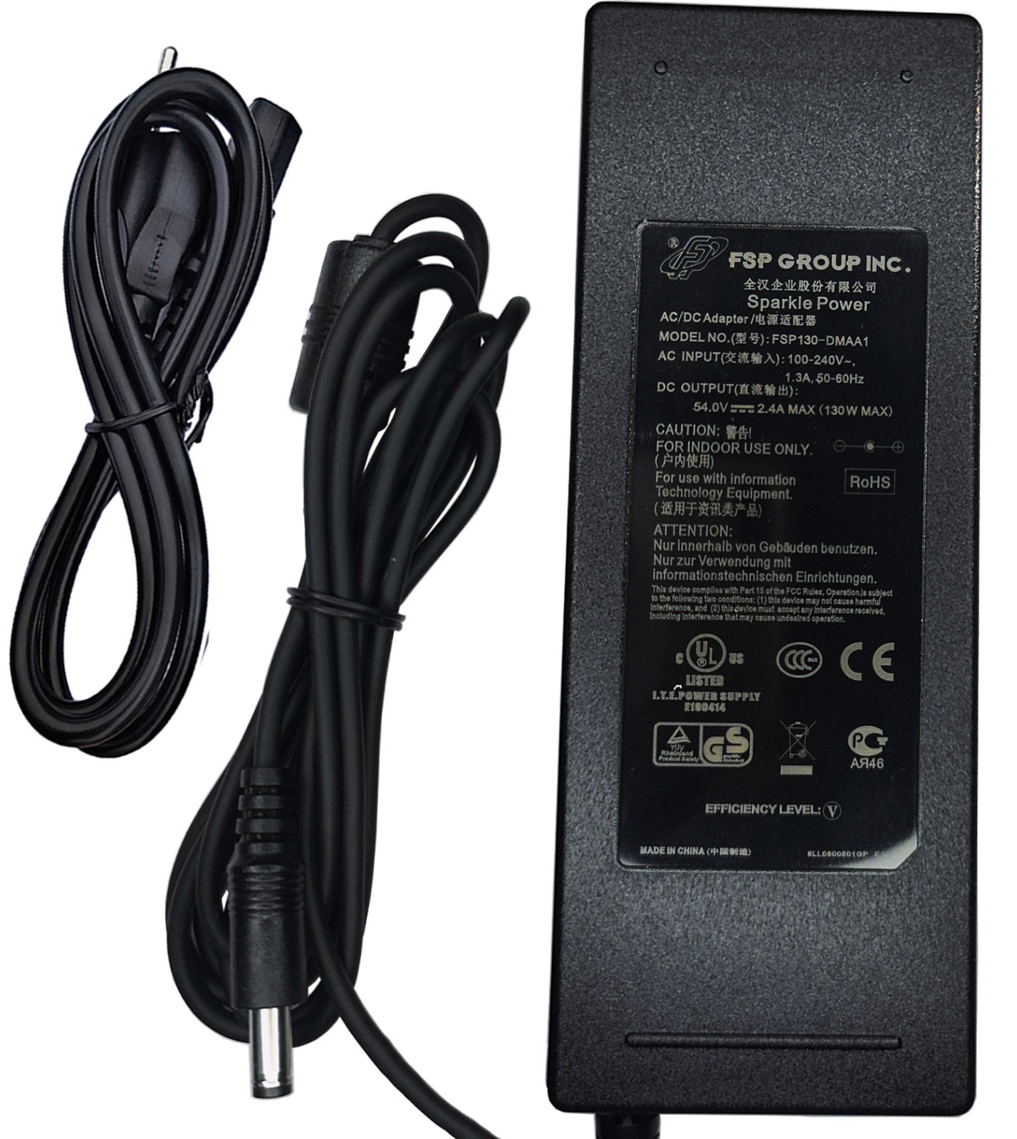 OEM 53.5V AC Adapter For TP-Link TL-SG105PP-M2 5Port 2.5G Desktop Network Switch