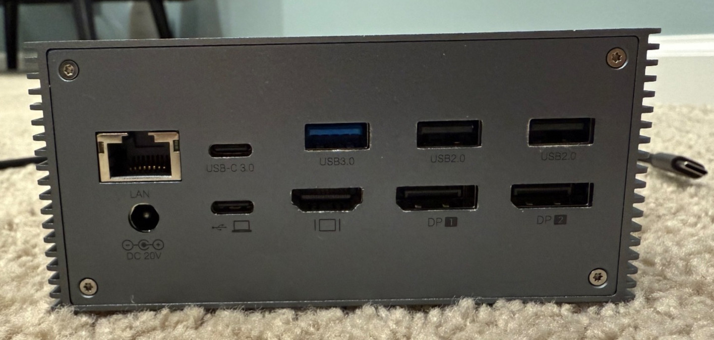 TOTU Upgraded Universal USB-C 4K Triple Display Docking Station