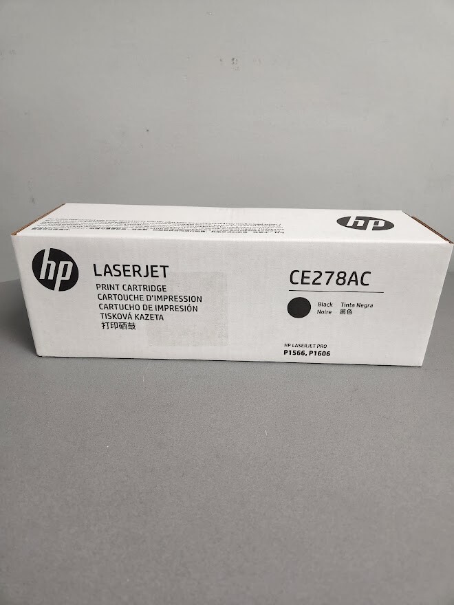 HP CE278AC 78A Black LaserJet Toner Cartridge, HP LaserJet Pro M1536 Sealed