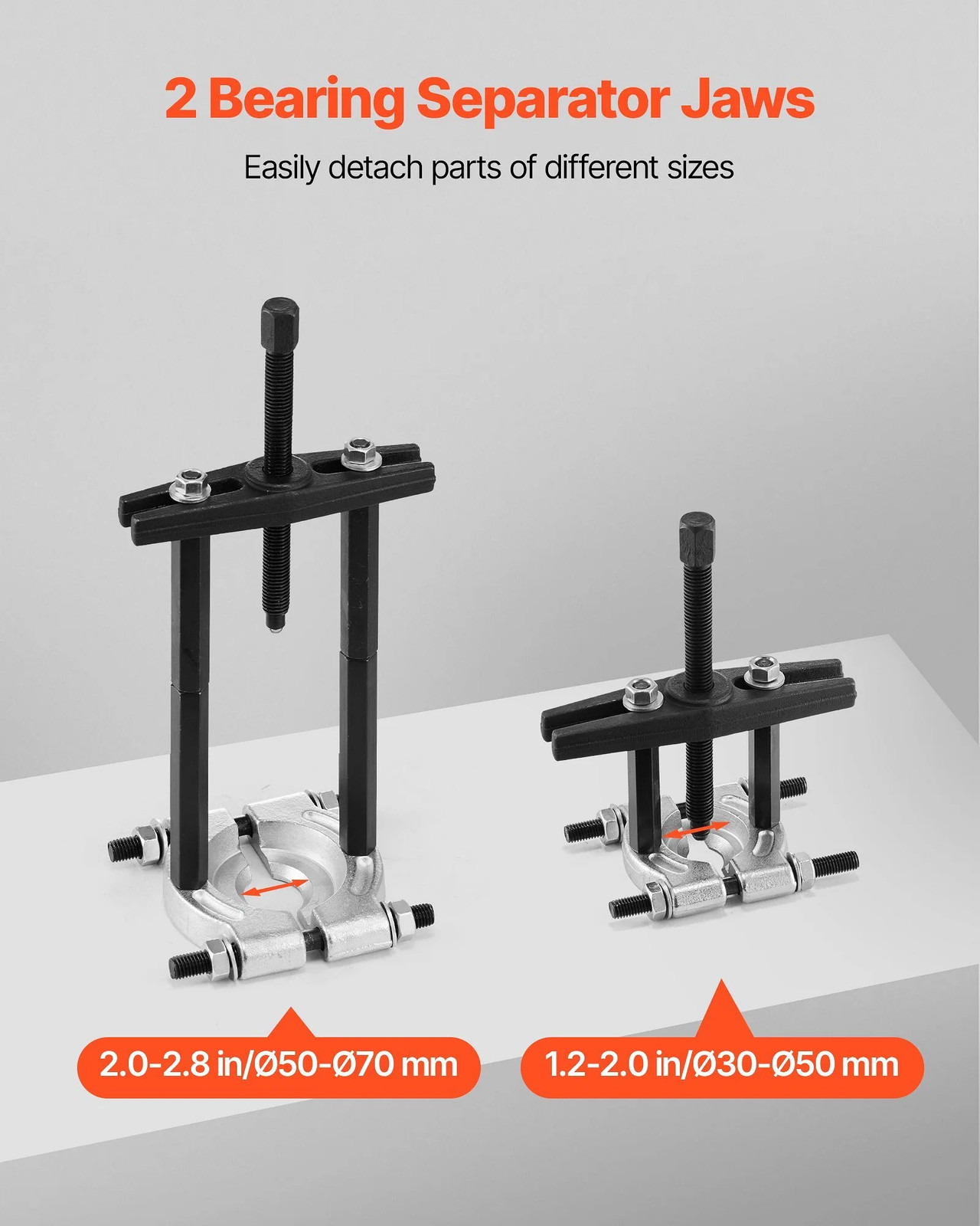 Bearing Puller Kit, 14-Piece 5 Ton Capacity Bearing Separator, Pinion Wheel Bear
