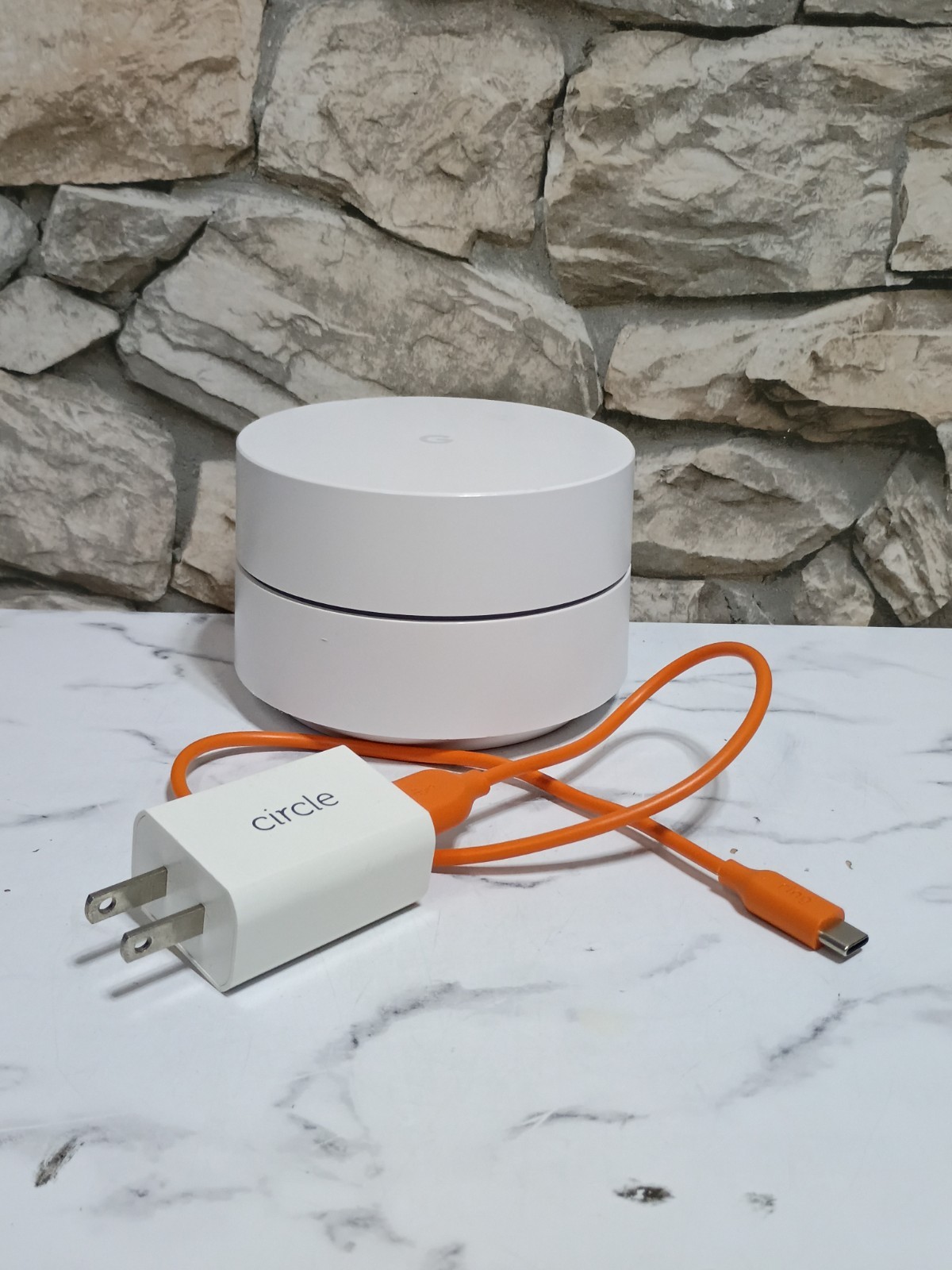 Google AC-1304 1 Port 1200Mbps Wireless Router USB-C Cable Included